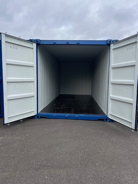 Clean, dry interior of a storage container